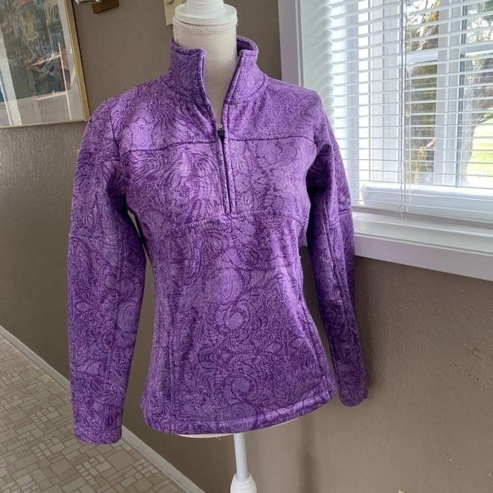 Cascade Sports purple pullover athletic jacket, M